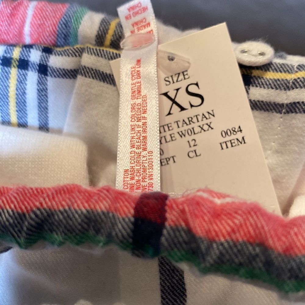 Women’s Christmas Plaid Pajama 3 Piece Set Size XS NWT - Picture 3 of 3
